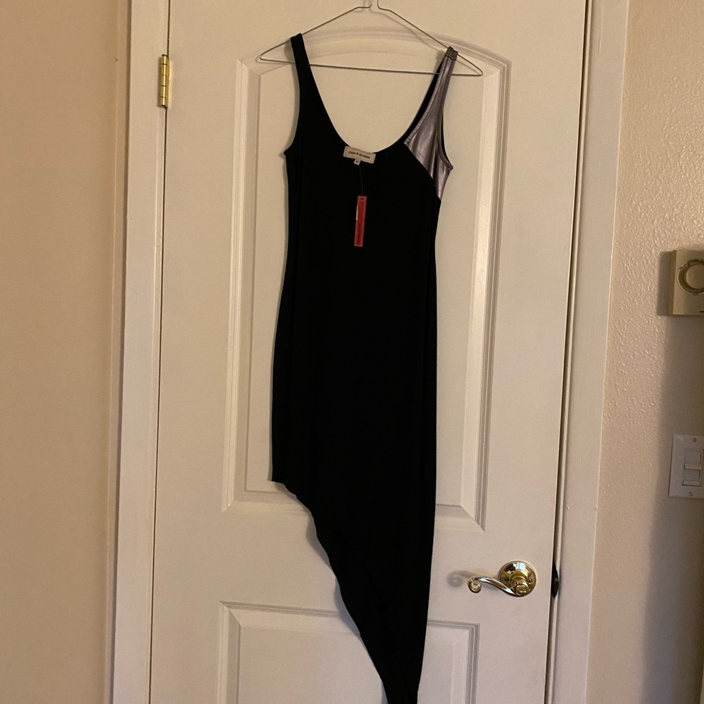 June & Hudson, XS, black and silver dress